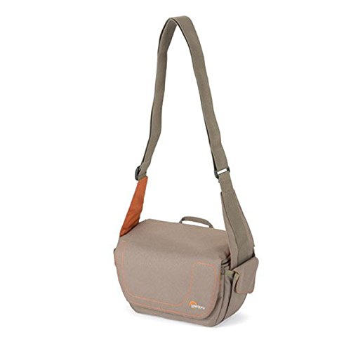 Lowepro Impulse 130 Camera Shoulder Bag - Chestnut/Burnt Orange - Durable DSLR & Mirrorless Camera Bag for Photographers - Perfect for Travel, Hiking & Outdoor Photography