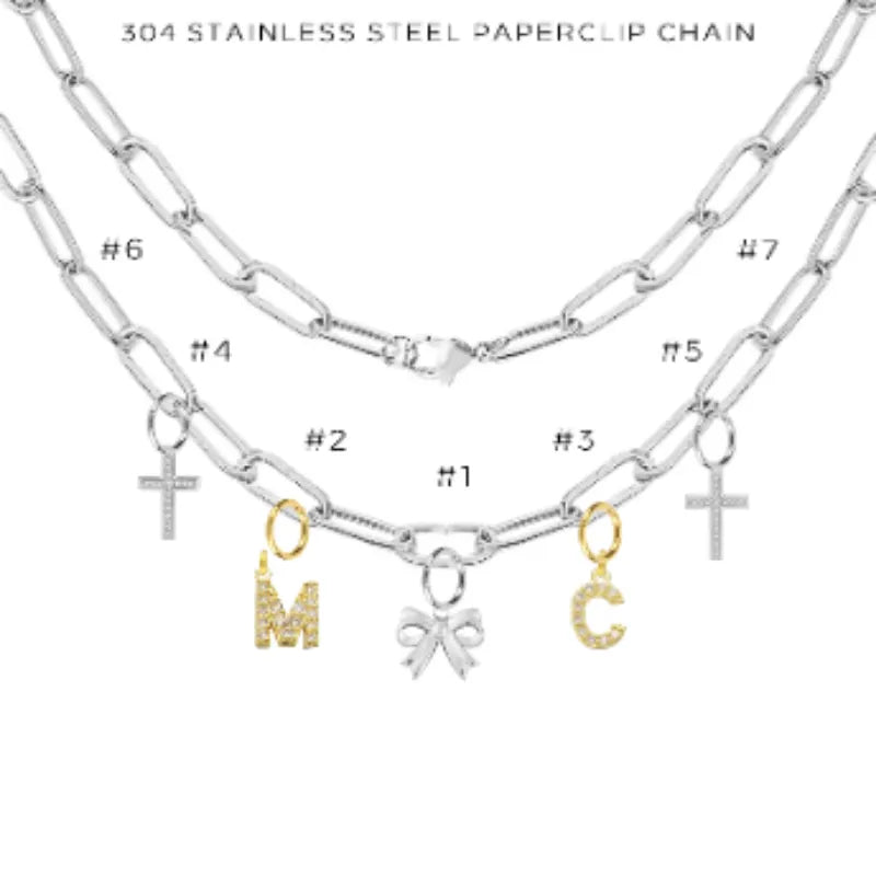 Charm Necklace with Assorted Charms - Elegant Layering Jewelry for Women | Perfect for Everyday Wear, Gifts & Special Occasions