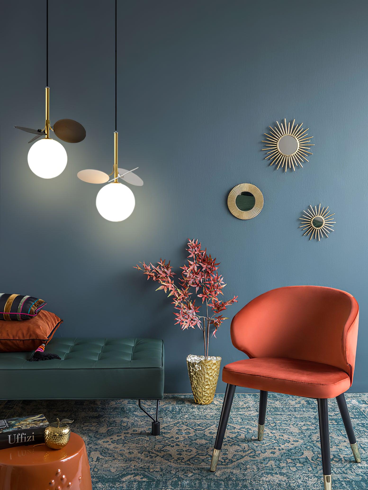 Blanca Modern Pendant Light - Elegant Glass Ceiling Lamp for Dining Room, Kitchen Island, Living Room & Bedroom Lighting