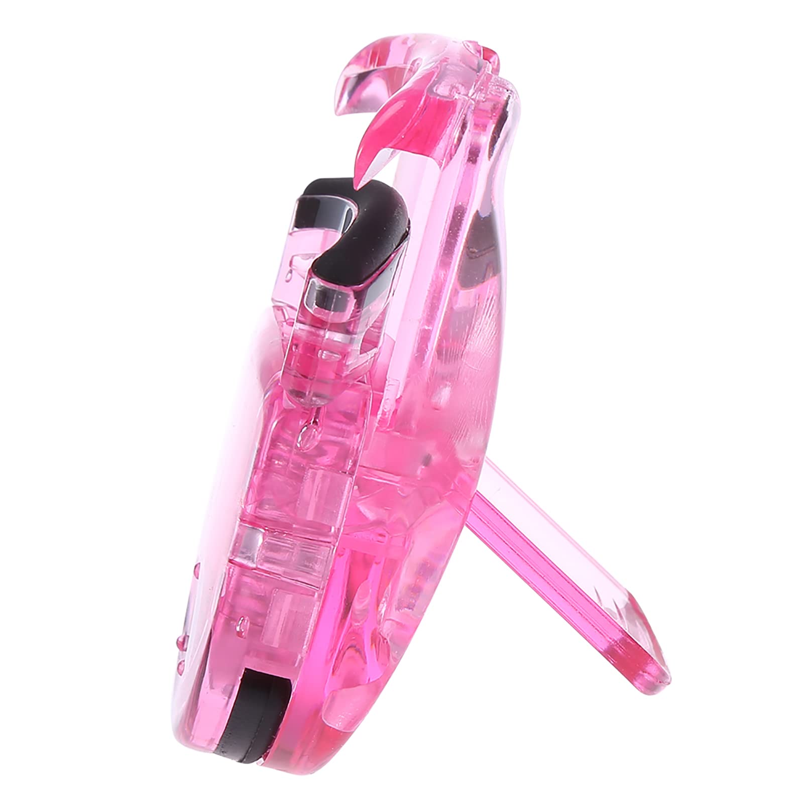 Mini Eyelash Curler - Portable Travel Lash Curling Tool with Rubber Pads for Natural Curved Lashes | Perfect for Makeup Kits & On-the-Go Beauty | Pink