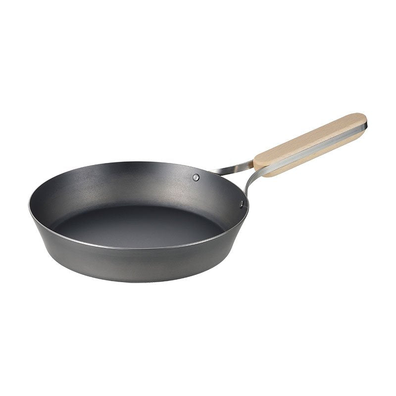Enzo Non Stick Iron Induction Frying Pan 10.5 Inch - 2mm Thick Heavy Duty Skillet for Gas, Electric & Induction Cooktops - Perfect for Searing, Frying & Sauteing