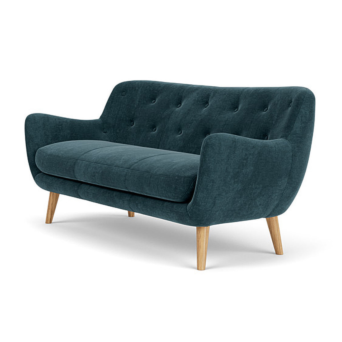 Herman Fabric 3-Seater Sofa - Modern Living Room Couch for Small Spaces, Comfortable Sectional Sofa for Apartment, Dorm & Home Decor | Perfect for Relaxing, Entertaining & Family Gatherings