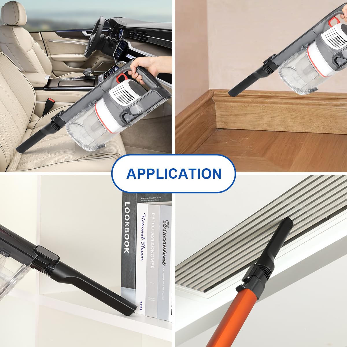 LANMU Crevice Tool for Shark IX141 IZ363HT IZ362H Cordless Pet Stick Vacuum - D-Shape Vacuum Cleaner Attachment | Perfect for Pet Hair, Tight Spaces & Home Cleaning
