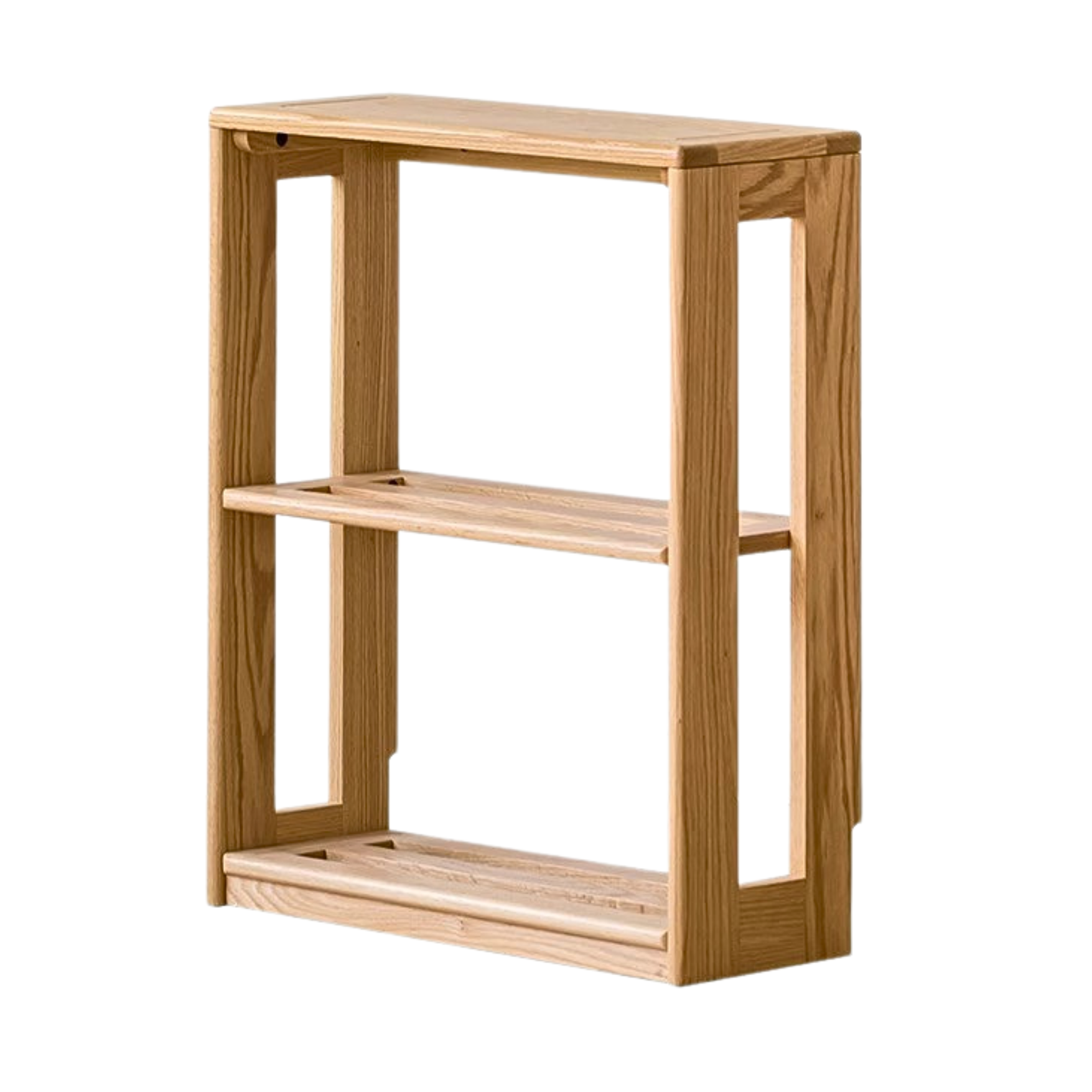 out of stock 23.6x9.8x29.5 inch/ 60x25x75 cm/ Natural wood color/ Oak low bookshelf