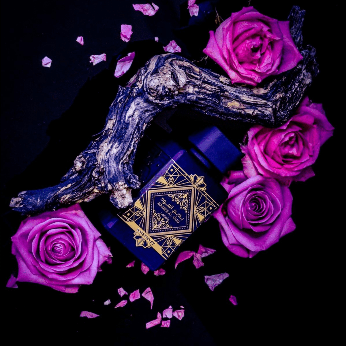 Lattafa Badee Al Oud Amethyst Eau De Parfum Spray 3.4 Oz - Premium Arabian Oud Perfume for Women & Men, Long-Lasting Luxury Scent for Evening Wear & Special Occasions