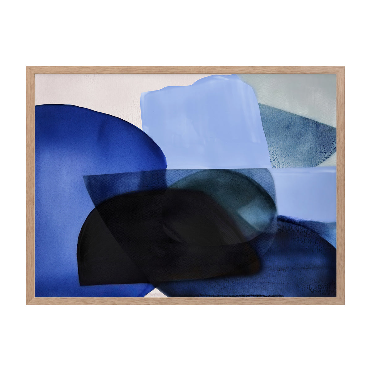 Ephemeral Depths Landscape Art Print - Stunning Wall Decor for Living Room, Bedroom & Office | Modern Abstract Canvas Painting for Home & Office Decor