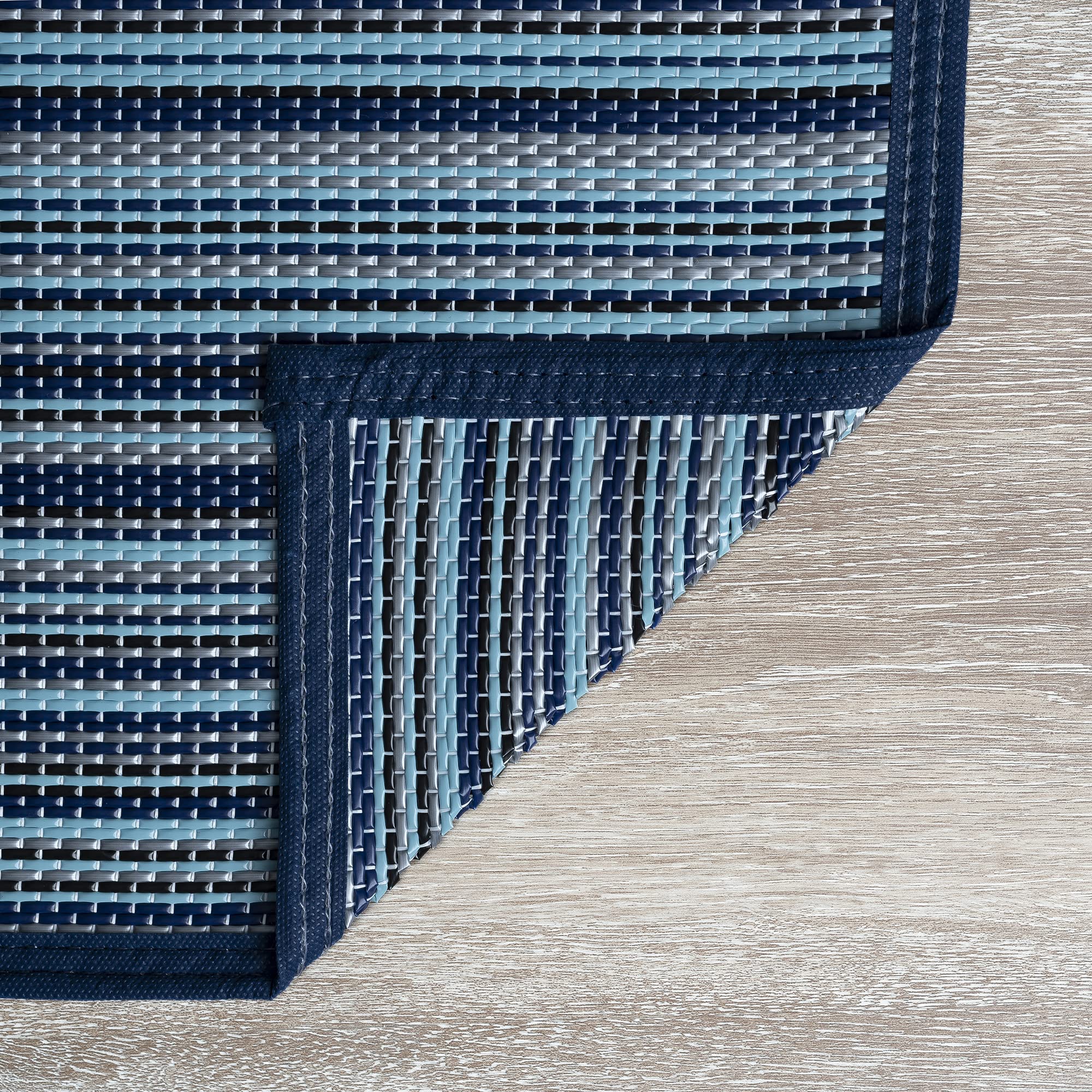 Reversible Plastic Straw Outdoor Rug 6x9 - Waterproof & Water Resistant Modern Patio Rug for Deck, Porch, Camping, RV, Entryway - Durable & Stylish Outdoor Carpet for Backyard, Garden, and Poolside Use