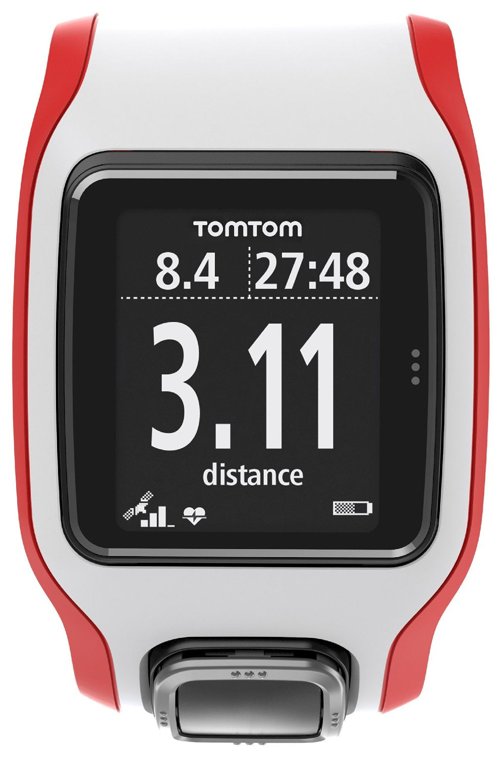 TomTom Runner Cardio GPS Sports Watch - Heart Rate Monitor, Distance Tracking & Waterproof Design for Running, Cycling & Outdoor Fitness Activities