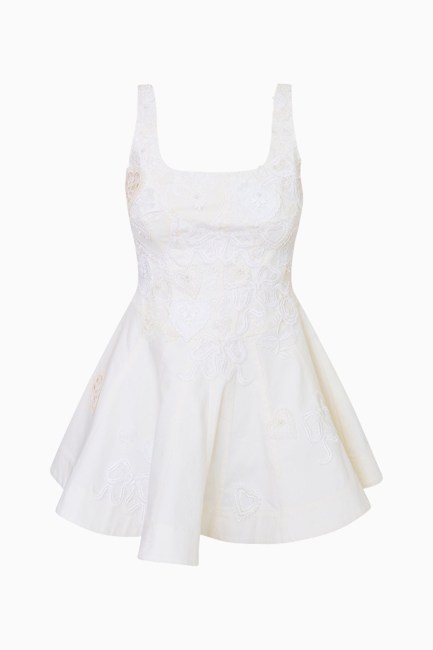 Vionne Women's Denim Embroidered Mini Dress - Casual Summer Floral Short Dress for Beach, Party & Date Night