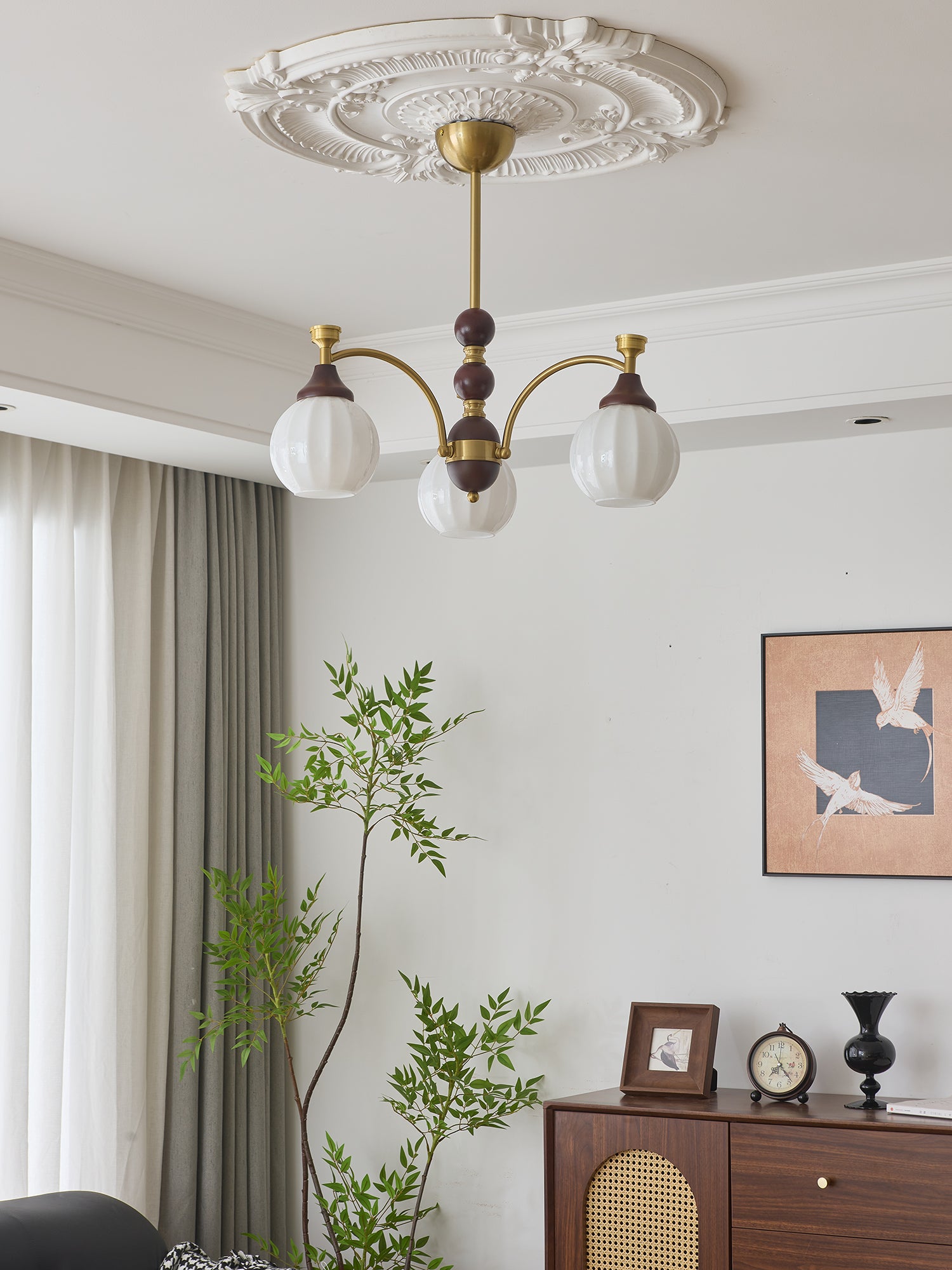Callidora Crystal Chandelier - Elegant Modern Ceiling Light Fixture for Dining Room, Living Room & Bedroom | Perfect for Home Decor & Wedding Venues