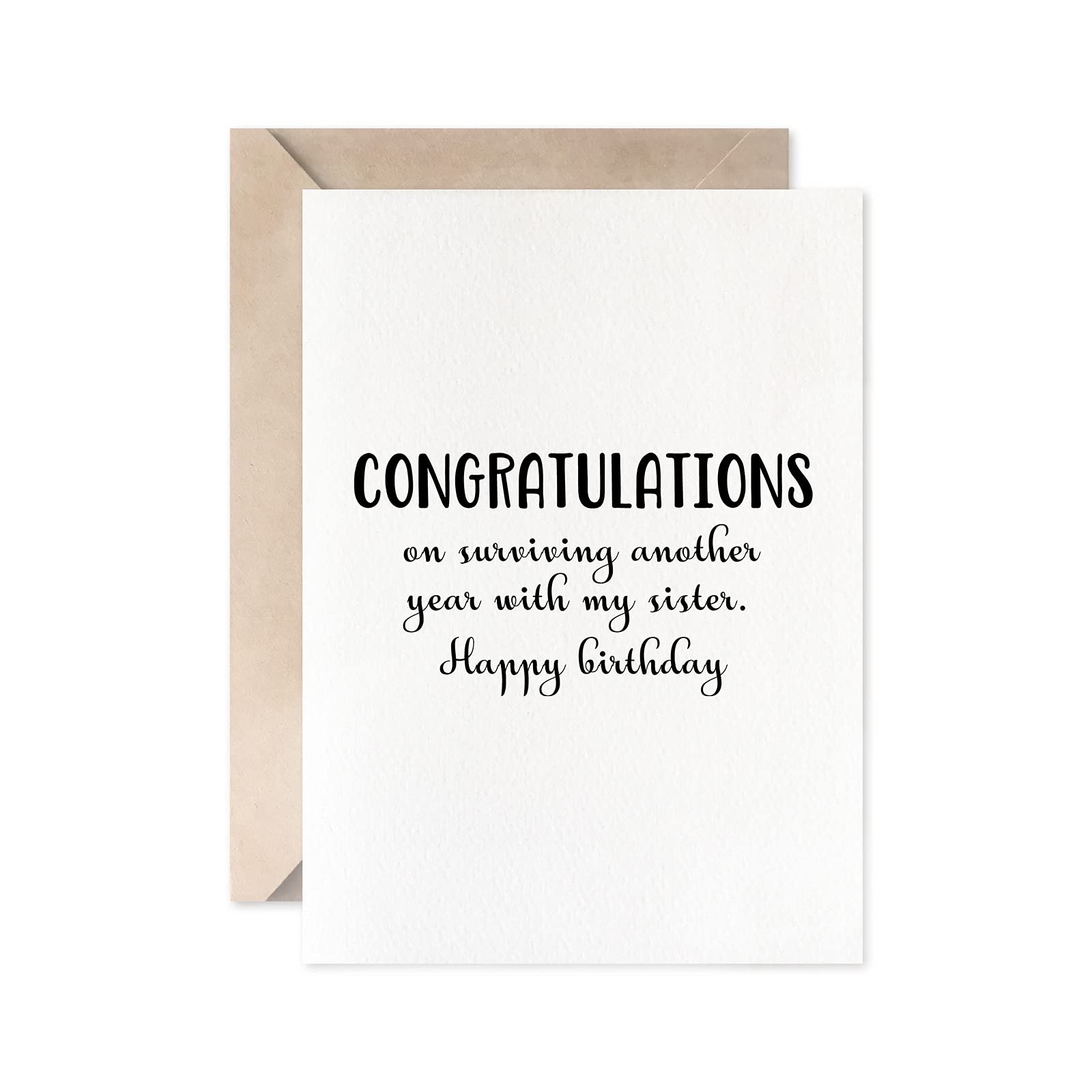 Funny Brother-in-Law Birthday Card - Humorous Joke Gift for BIL - Perfect for Parties & Gifts