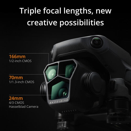 DJI Mavic 3 Pro Drone with DJI RC - 4K Camera, 5.1K Video, 46 Mins Flight Time, Omnidirectional Obstacle Sensing - Perfect for Aerial Photography, Travel Vlogging & Outdoor Adventures