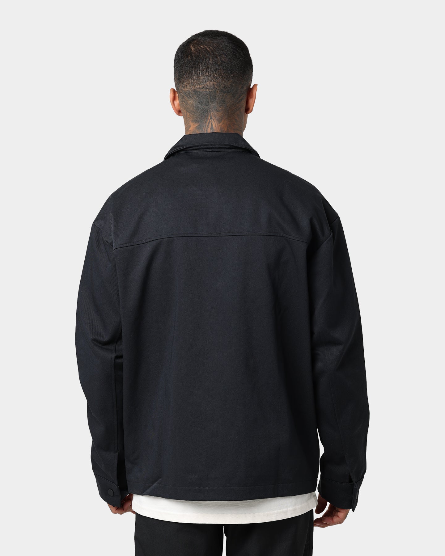 Adidas Trefoil Twill Blouson Jacket for Men - Classic Black Windbreaker with Iconic Logo | Perfect for Outdoor Sports, Casual Wear & Street Style Fashion