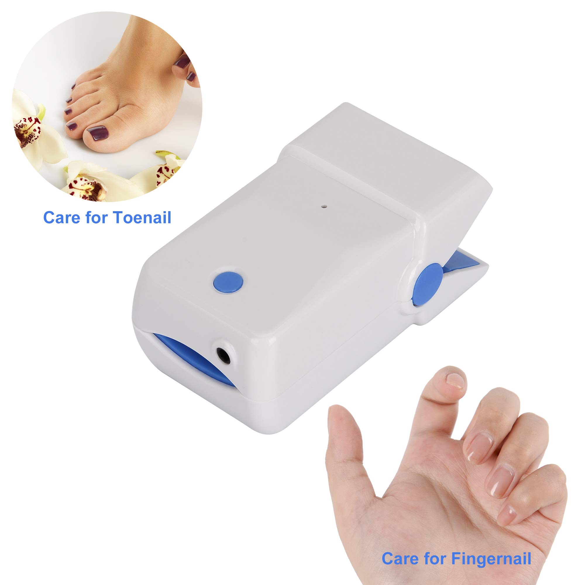Portable Nail Therapy Treatment Device for Toenails & Fingernails - August 2024 Edition - At-Home Nail Care Solution for Fungus, Brittle Nails & Healthy Nail Growth