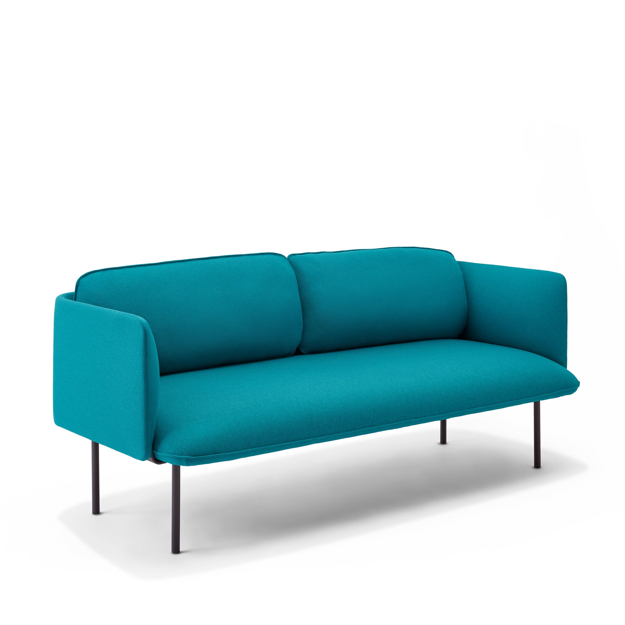 4 Pack Black QT Lounge Metal Legs for Sofa, Chair & Furniture - Sturdy & Modern Replacement Legs for Living Room, Bedroom & Office