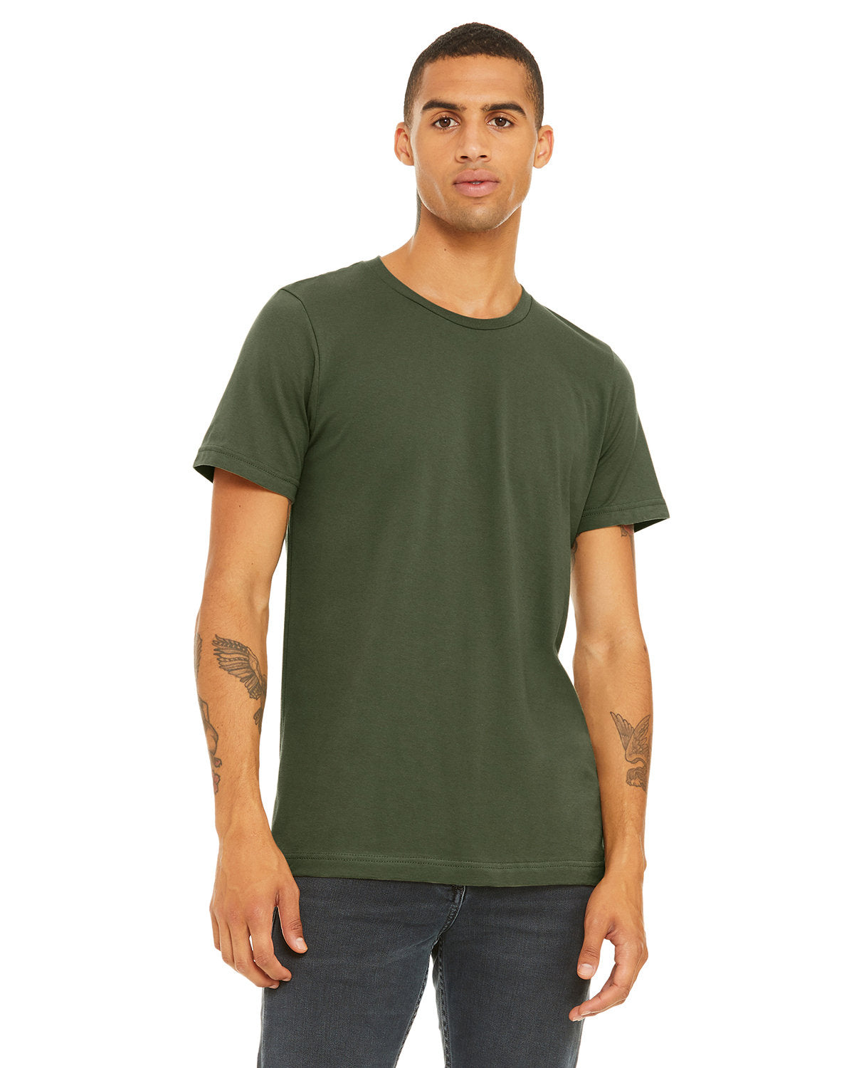 Bella + Canvas 3001C Unisex Jersey T-Shirt - Soft Cotton Crew Neck Tee for Men & Women - Perfect for Casual Wear, Screen Printing & Everyday Comfort