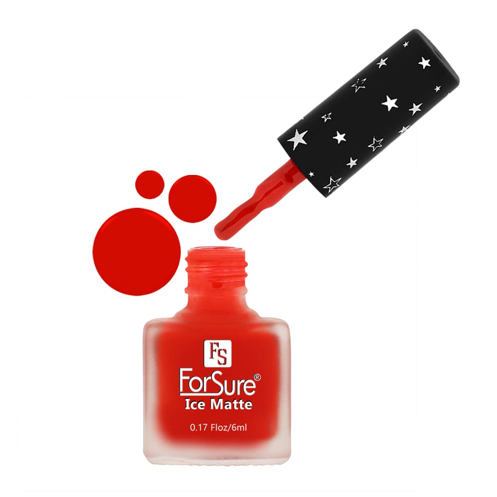 ForSure® Ice Matte Nail Polish Set - 12 Piece Multicolor Nail Paint Kit (FSMNP_08) | Long Lasting Gel Effect for Manicure, Pedicure & Nail Art | Perfect for Parties, Weddings & Everyday Wear