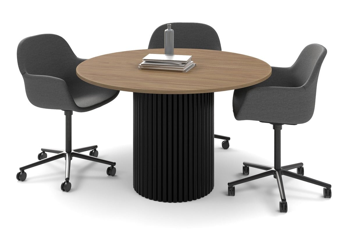Premium Baobab Circular Base Large Round Conference Table - 1200mm (47
