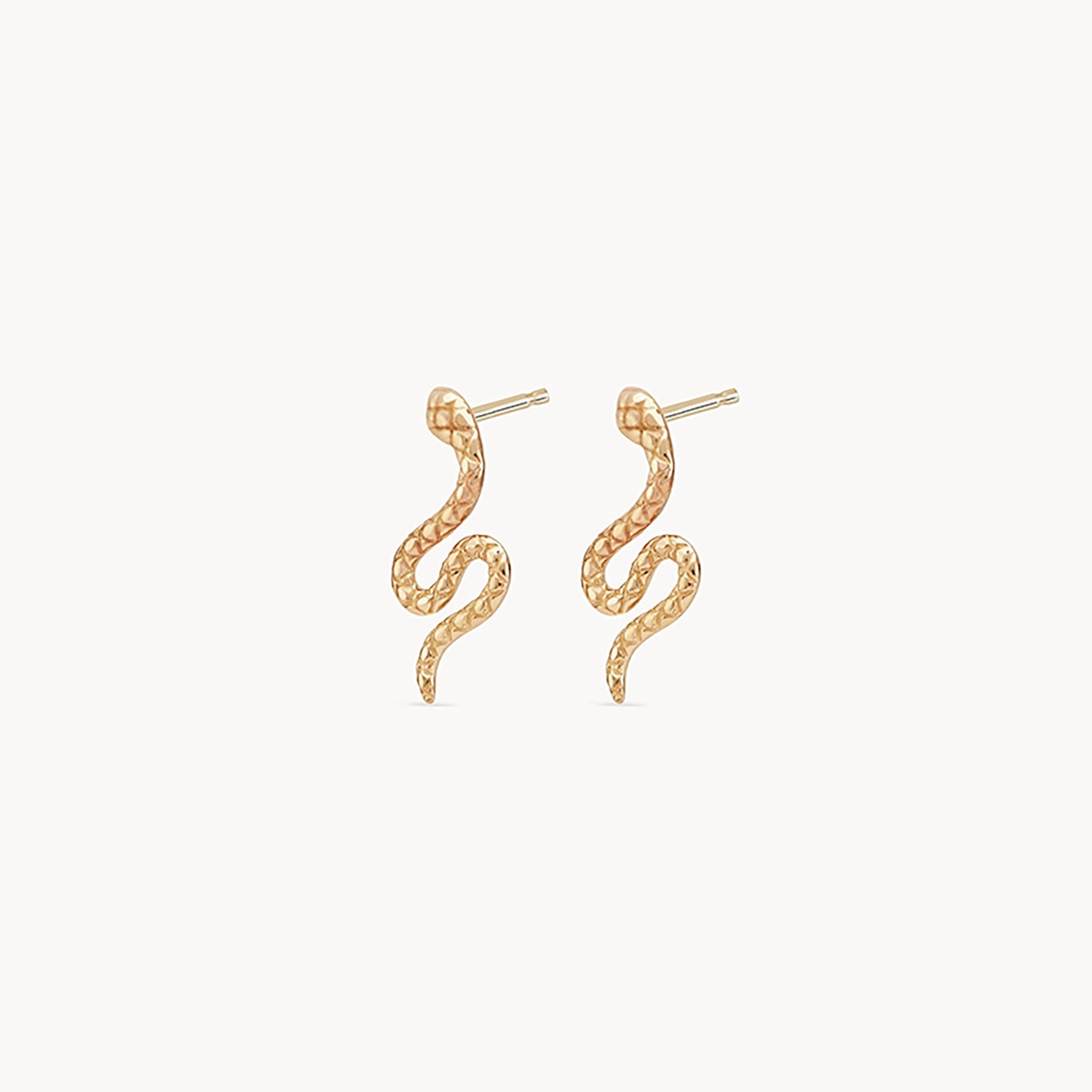 Revival Dainty Snake Earrings - 14K Yellow Gold Hoop Earrings for Women, Elegant & Minimalist Jewelry Gift for Her | Perfect for Parties, Dates & Everyday Wear