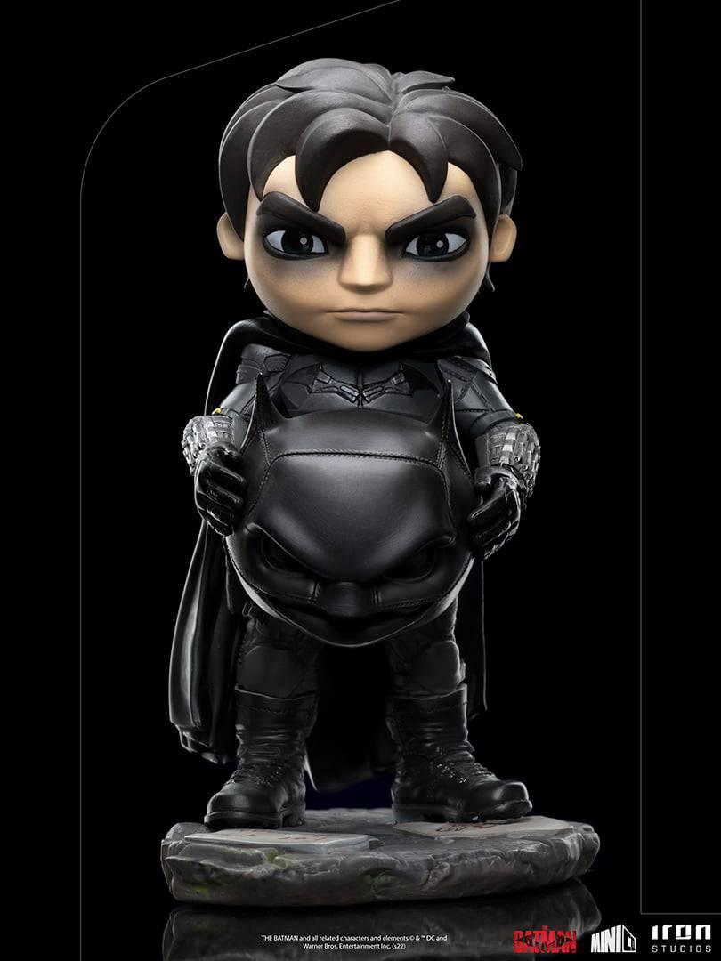 Iron Studios The Batman Unmasked MiniCo Figure - Premium Collectible Statue for DC Fans, Home Decor & Display
