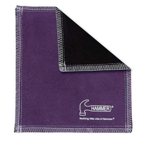 Premium Hammer Bowling Shammy - Black & Purple Microfiber Towel for Enhanced Grip & Performance | Perfect for Bowling Tournaments & Practice Sessions