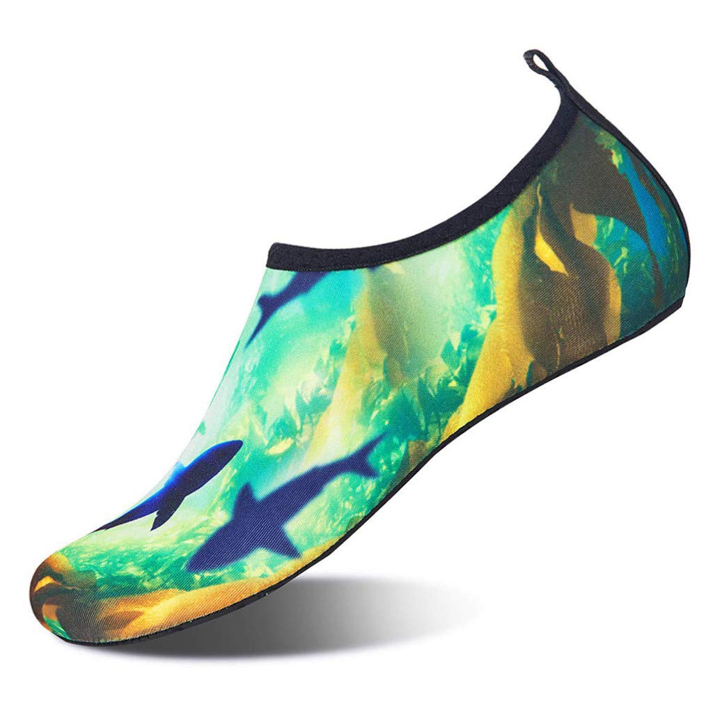 Gibobby Women's & Men's Quick-Dry Water Shoes - Barefoot Yoga Socks for Swimming, Diving, Surfing, Pool Sports | Lightweight Aqua Shoes for Beach, Yoga, Gym & Outdoor Activities