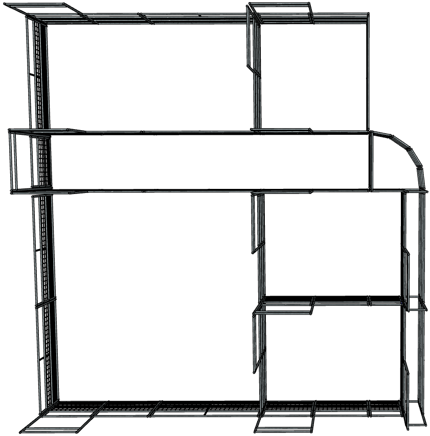 Galvanized 60-100 Head Goat & Sheep Working System - 4 Rail Livestock Fence with Heavy Duty Mesh for Farm, Ranch, and Pasture Management