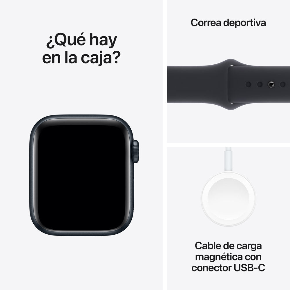 Apple Watch SE GPS + Cellular 40mm Midnight Aluminum Case with Midnight Sport Band S/M - Perfect for Fitness Tracking, Calls & Notifications on the Go