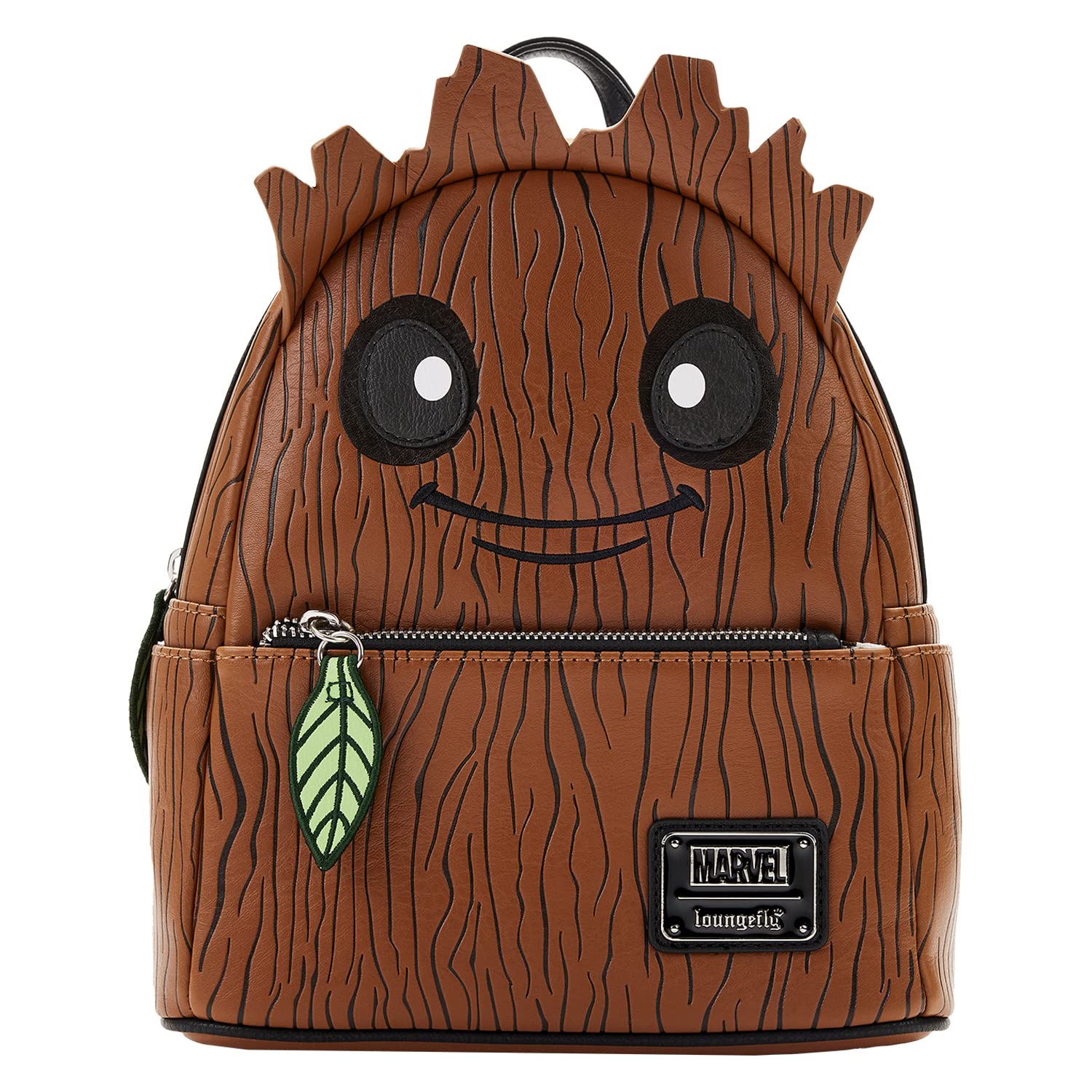 Loungefly Marvel Groot Cosplay Women's Double Strap Shoulder Bag Purse - Cute Backpack for Disney Fans, Comic Con & Everyday Use