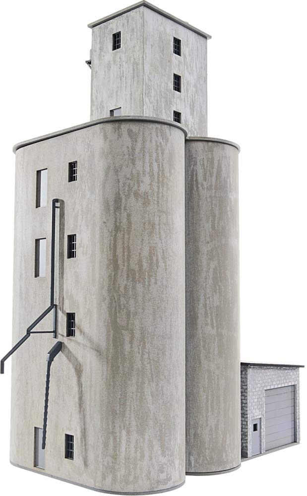 Walthers Cornerstone Prairie COOP Train Model Kit - HO Scale Building for Model Railroad & Train Layouts - Perfect for Scenery, Dioramas & Collectors