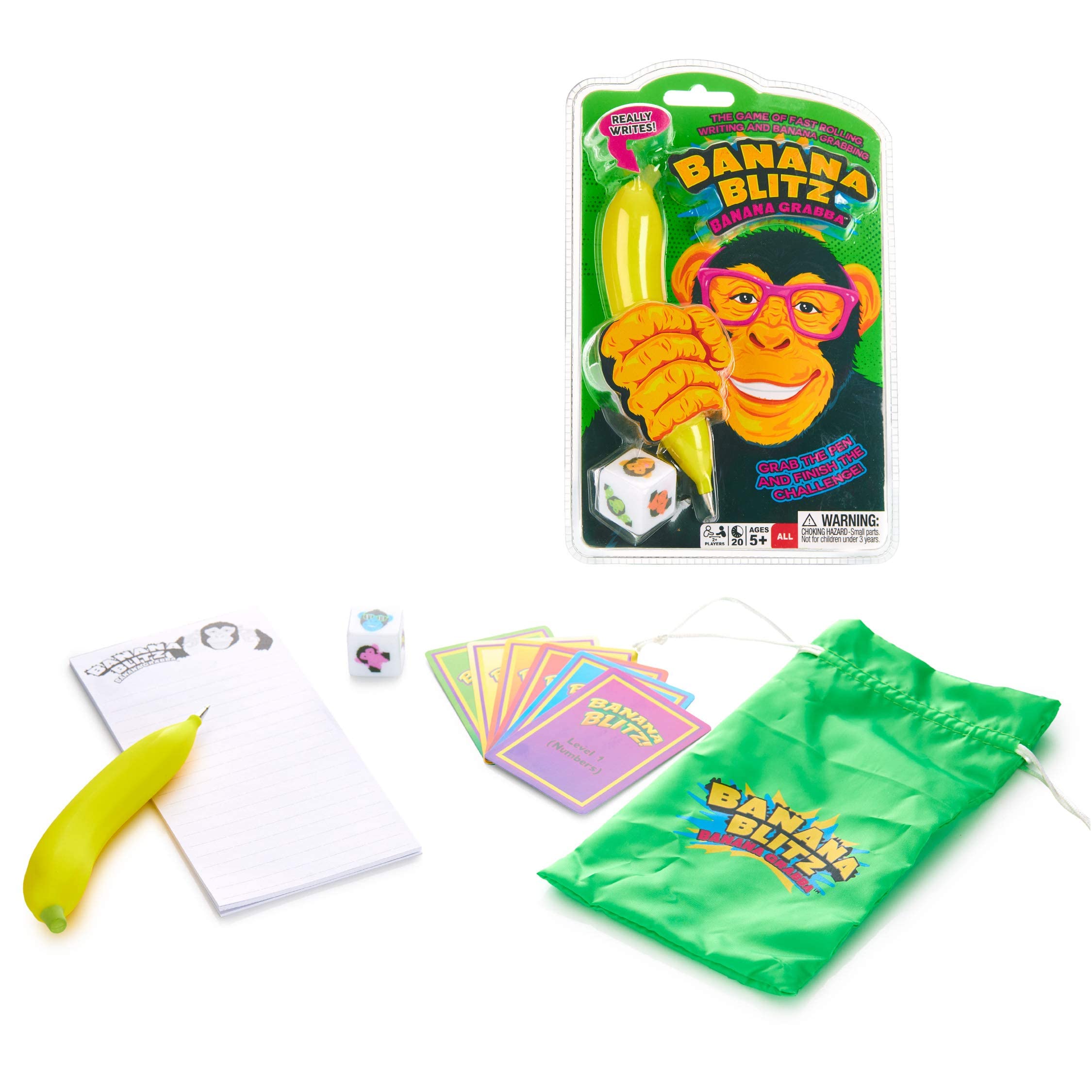 Continuum Games Banana Blitz Banana Grabba Fast Acting Dice Game - Fun Family Party Game for Kids & Adults