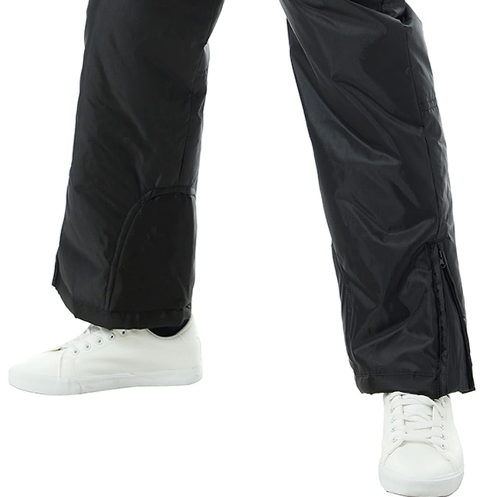 **LisenraIn Men's Waterproof Insulated Ski Bib Overalls - Winter Snow Pants for Skiing & Snowboarding with Pockets - Cold Weather Gear for Outdoor Activities**