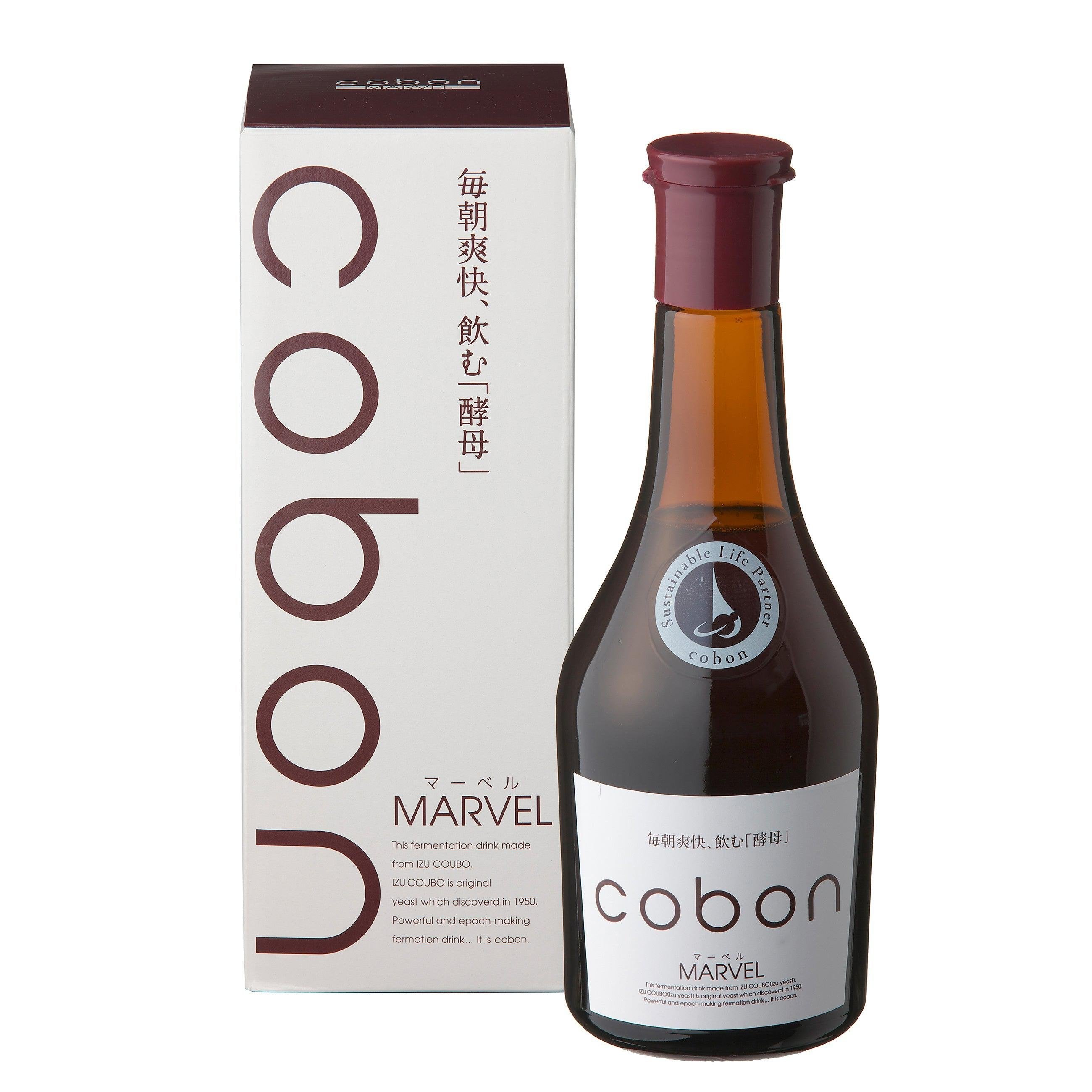 Organic Cobon Marvel N 525 Natural Yeast Vegan Fermented Drink - 525ml Bottle | Probiotic Health Beverage for Gut Wellness & Digestion | Perfect for Vegan Diets & Healthy Lifestyle