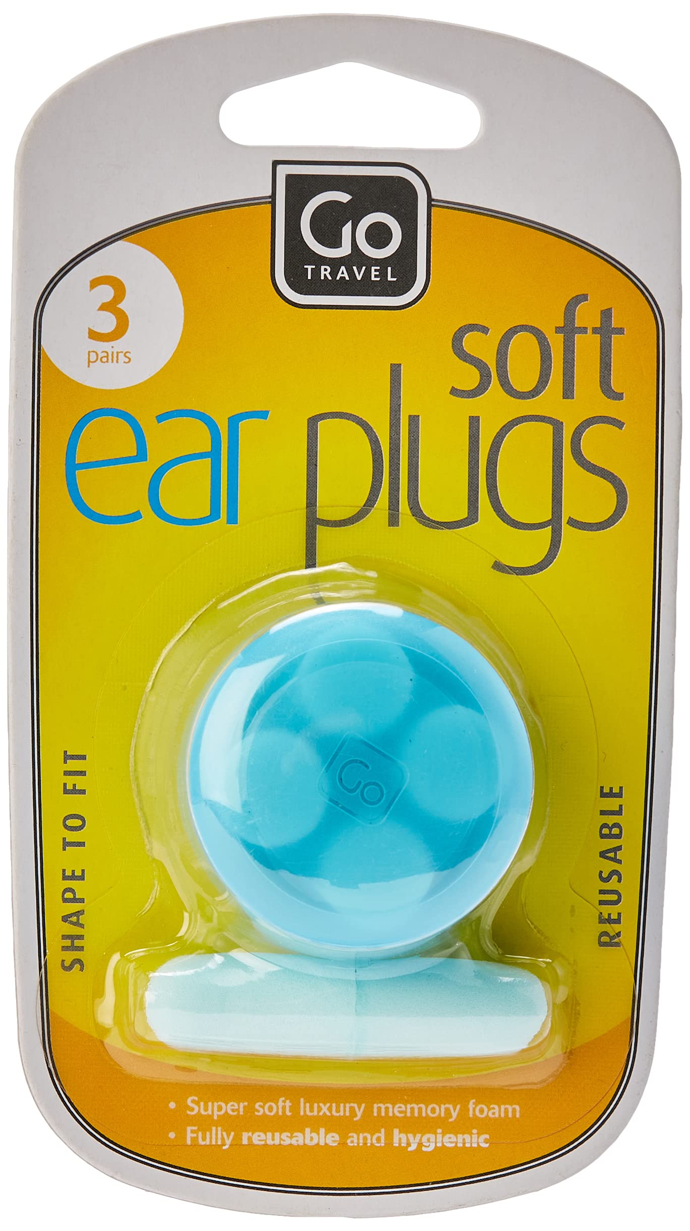 Noise Cancelling Ear Plugs for Travel, Sleeping & Work - Soft Comfortable Earplugs for Airplane, Office & Study - Block Snoring & Loud Noise (3 Pairs)