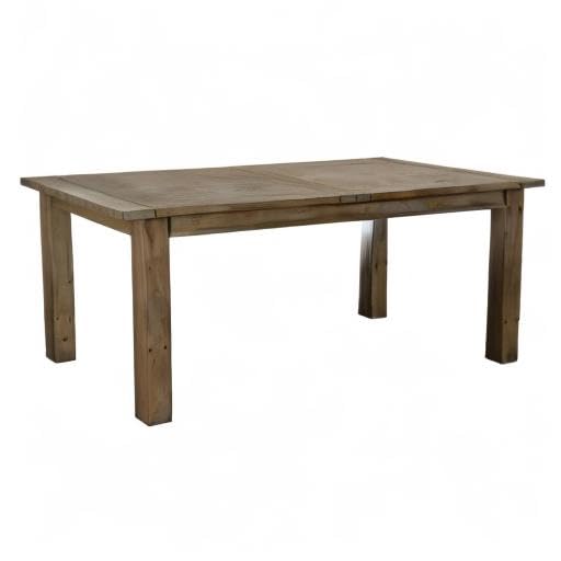 Kosas Home Driftwood Dining Table - Desert Gray Finish | Rustic Farmhouse Style Dining Room Table for Kitchen & Dining Area