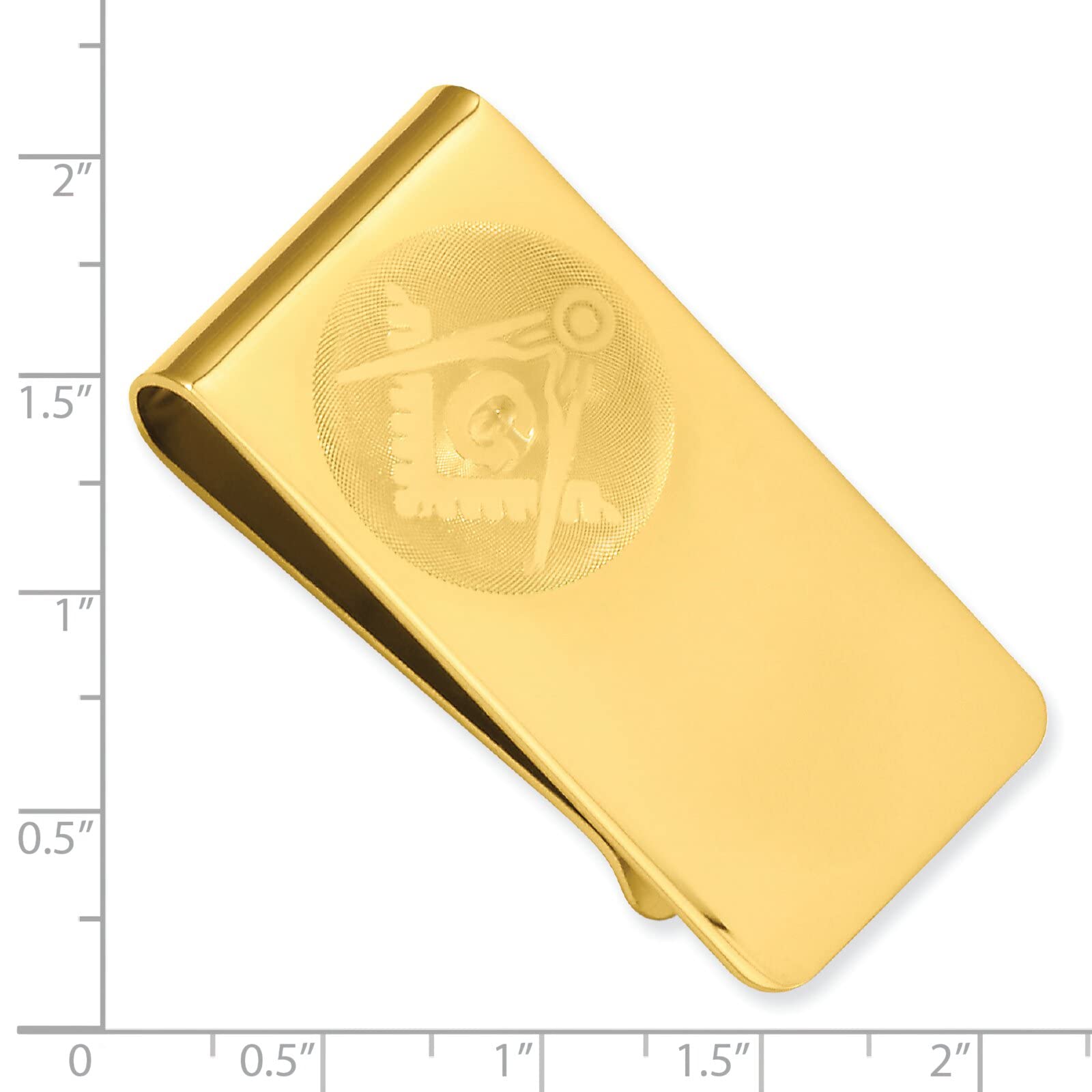 FindingKing Gold Plated Rectangle Money Clip - Premium Metal Wallet Cash Holder for Men | Perfect for Gifts, Travel & Everyday Use