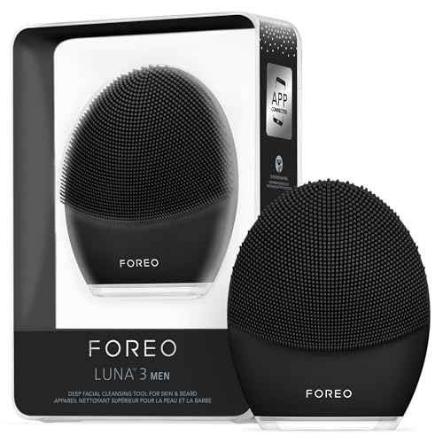 FOREO Luna 3 Facial Cleansing Brush - Anti-Aging Face Massager for Deep Cleansing & Skin Care | Improves Product Absorption | Waterproof & Rechargeable | Perfect for Daily Skincare Routine & Travel