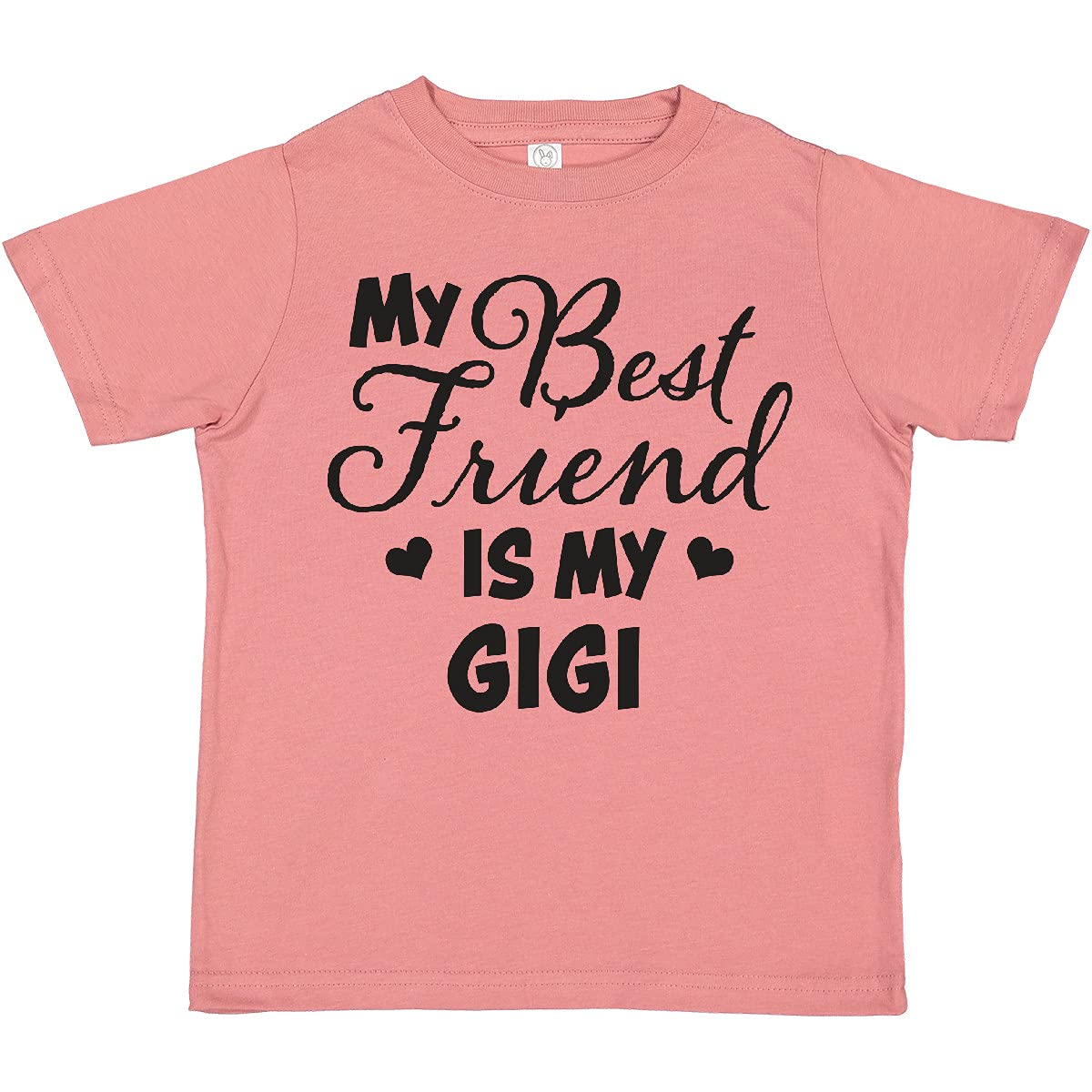 My Best Friend is My Gigi with Hearts Toddler T-Shirt - Perfect for Playdates, Family Outings, and Special Occasions