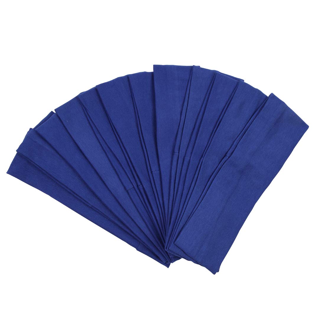 Soft & Stretchy Cotton Headbands for Women - Solid Color Elastic Hairbands for Sports, Workouts, Yoga & Everyday Use