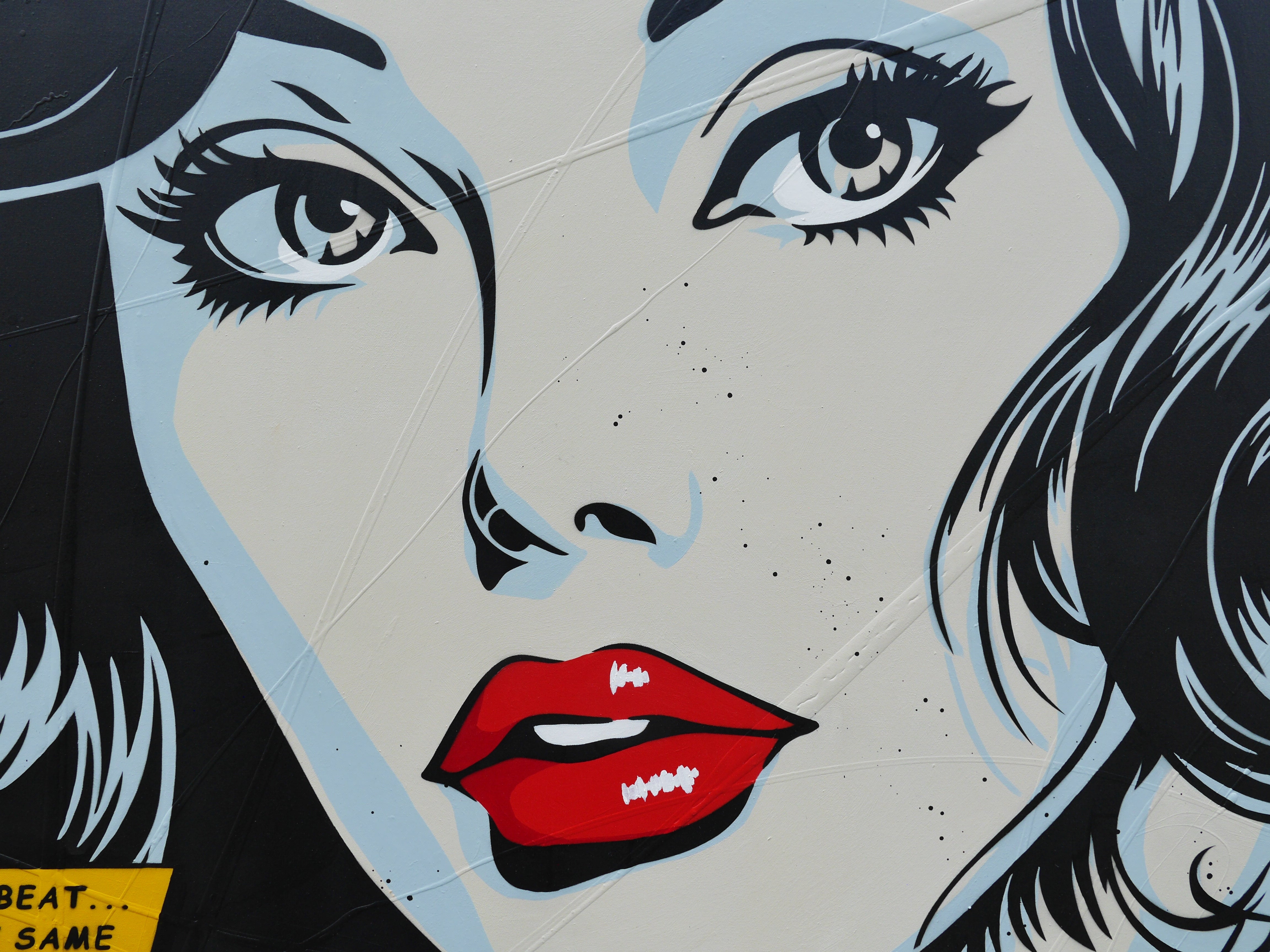190cm x 100cm Classic Pop Art Canvas Painting - Large Wall Decor for Living Room, Bedroom & Office - Modern Home Artwork for Gifts & Interior Design