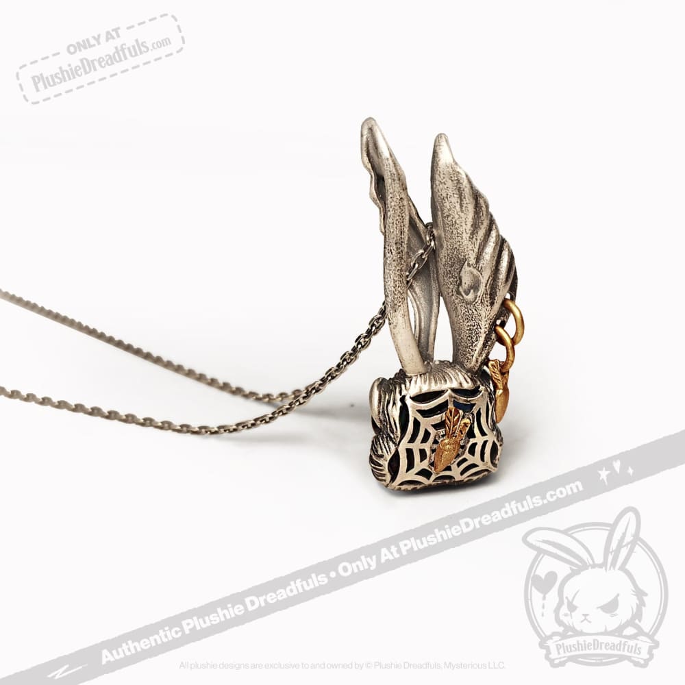Follow Me Silver Rabbit Necklace - Dainty Sterling Silver Jewelry for Women, Cute Animal Pendant Gift for Her - Perfect for Valentine's Day, Birthday & Everyday Wear
