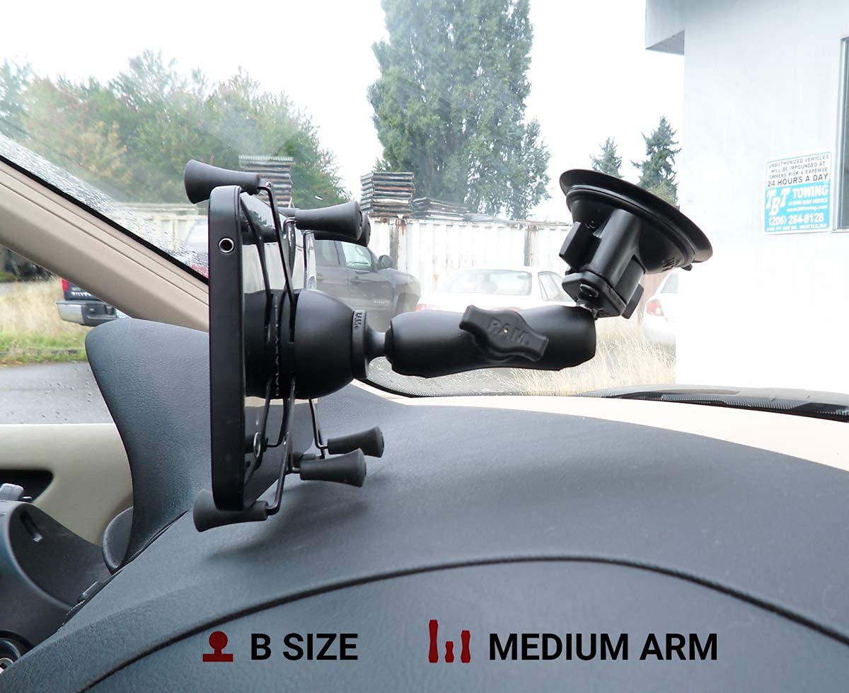 RAM Mounts RAM-B-166-UN8U X-Grip with RAM Twist-Lock Suction Cup Mount for 7\