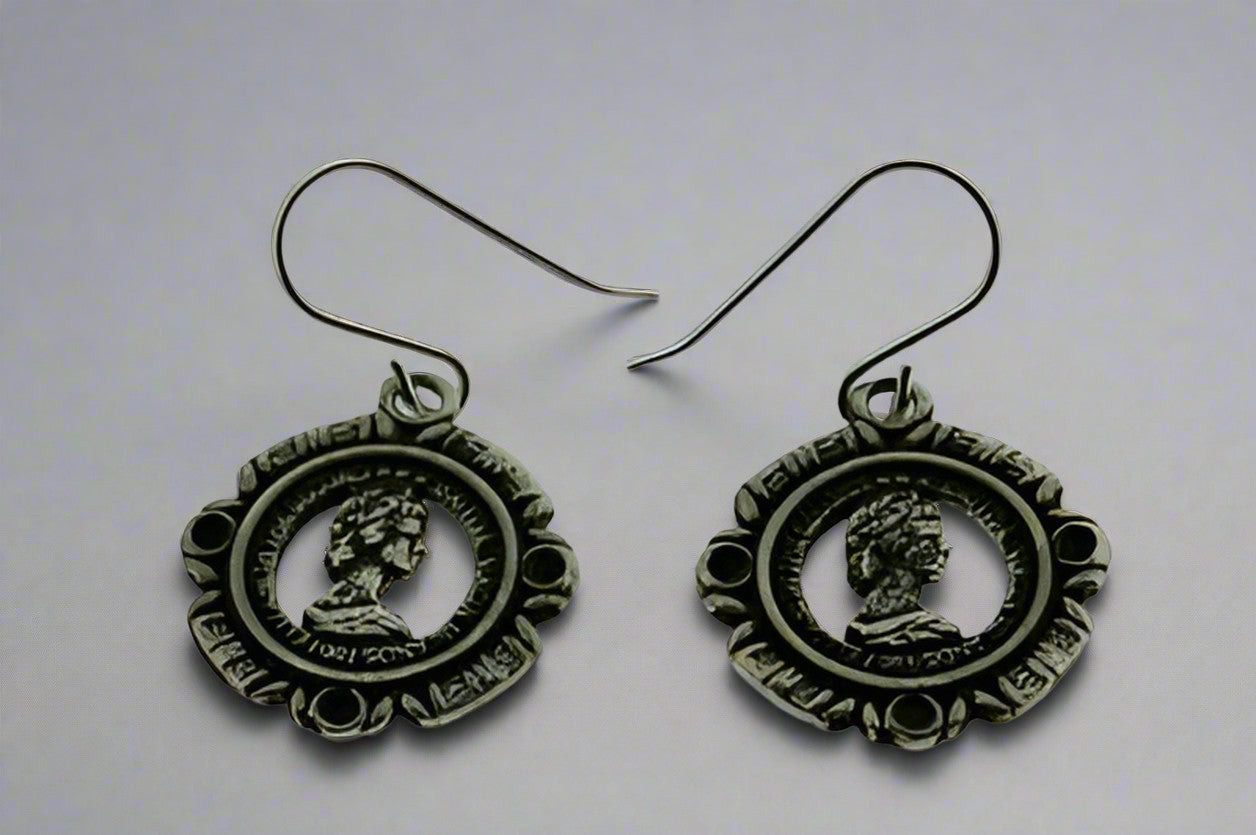 Elegant Queen Cutout Earrings in Sterling Silver - Perfect for Parties, Weddings & Everyday Wear