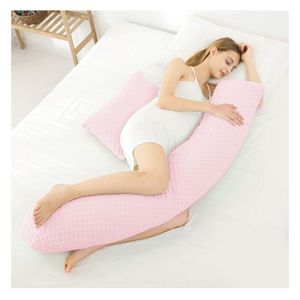3D Air Cotton G-Shaped Pregnancy Body Pillow for Pregnant Women - Full Body Support for Side Sleeping, Maternity Comfort, and Back Pain Relief - Perfect for Pregnancy, Nursing, and Postpartum Recovery