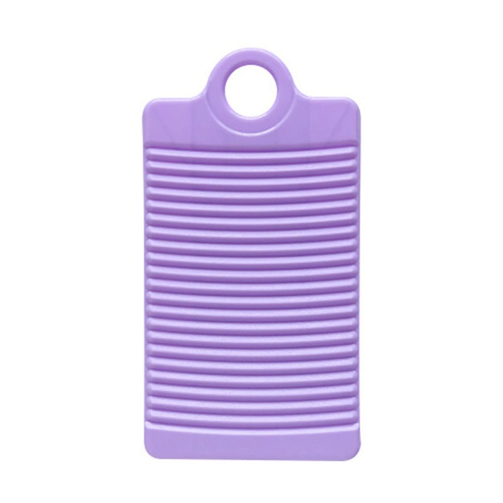 Sifanny Anti-Slip Thick Plastic Washboard - Heavy Duty Laundry Board for Hand Washing Clothes (Purple) | Perfect for Camping, Travel & Off-Grid Living