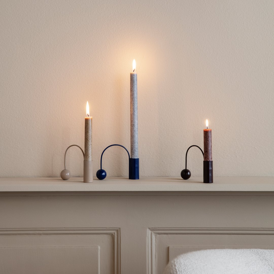 Modern Balance Candle Holder - Elegant Home Decor for Dining Table, Wedding Centerpiece & Relaxing Spa Ambiance