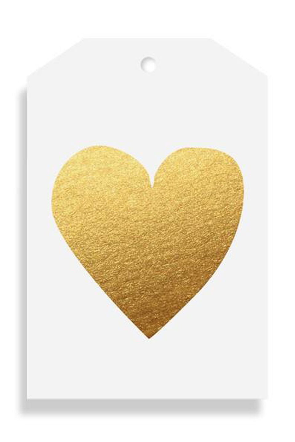 Heart Gold Foil Gift Tags - Elegant Wedding Favor Tags, Birthday Party Decorations, Christmas Present Labels - Perfect for DIY Crafts, Scrapbooking & Gift Wrapping