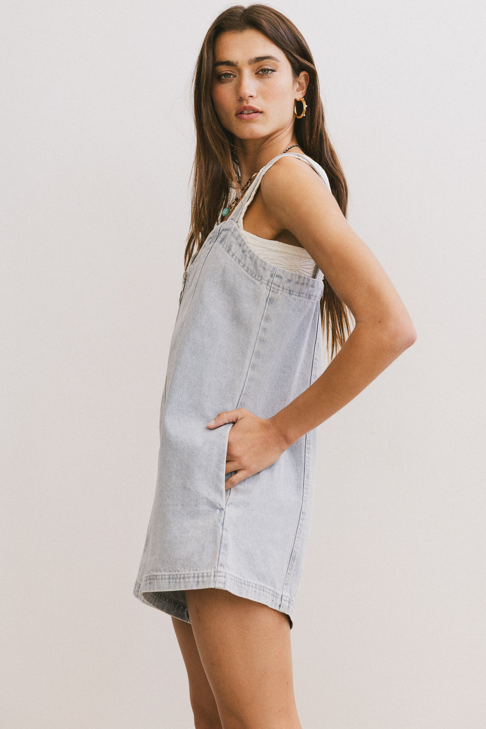 Alfie Denim Romper for Women - Stylish & Comfortable Jumpsuit with Pockets | Perfect for Casual Outings, Summer Wear & Street Fashion