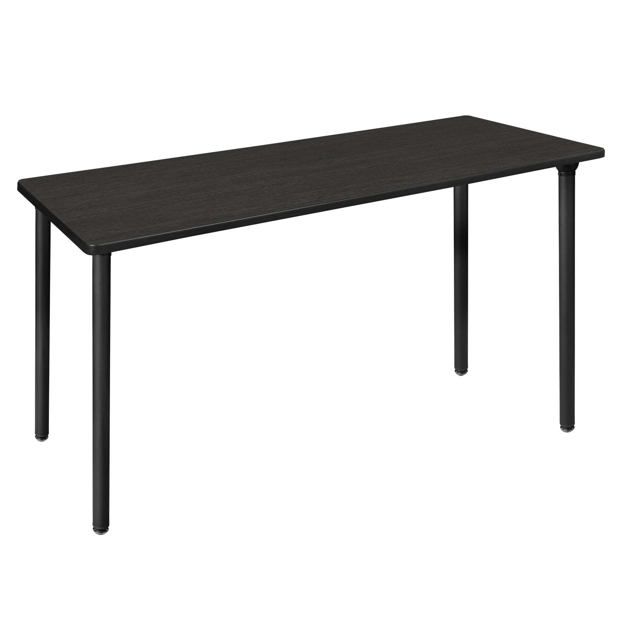 Regency Kee Folding Training Tables - Medium Size, Ash Grey & Black - Portable Folding Tables for Classrooms, Meetings & Events