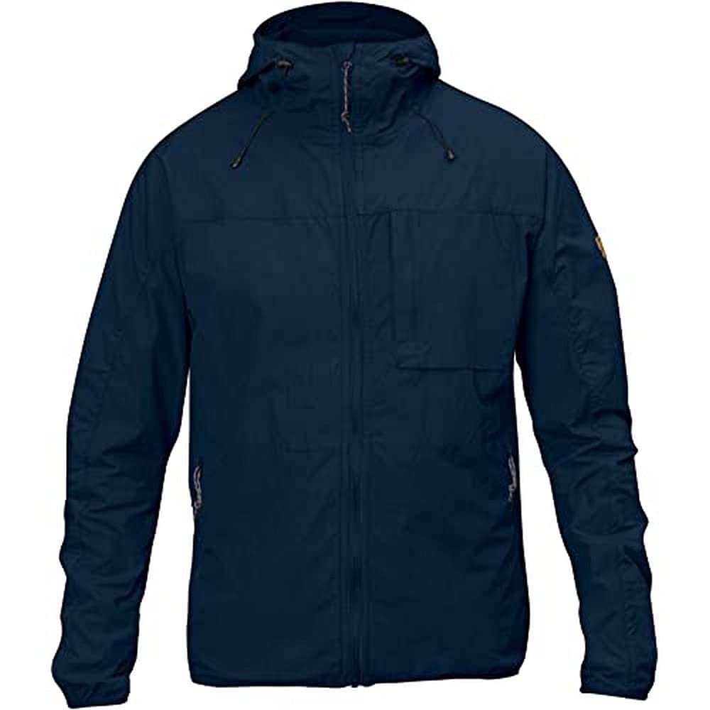 Fjallraven Men's High Coast Wind Jacket - Lightweight Water-Resistant Outdoor Windbreaker for Hiking, Camping & Travel - Windproof & Breathable Jacket for Active Lifestyles